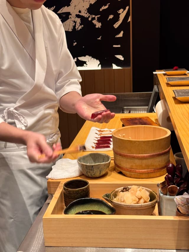 For anyone trying Omakase for the first time, Sushi Azabu is perfect—the ingredients are incredibly fresh, the chef's skill is top-notch, and the value is unbeatable.