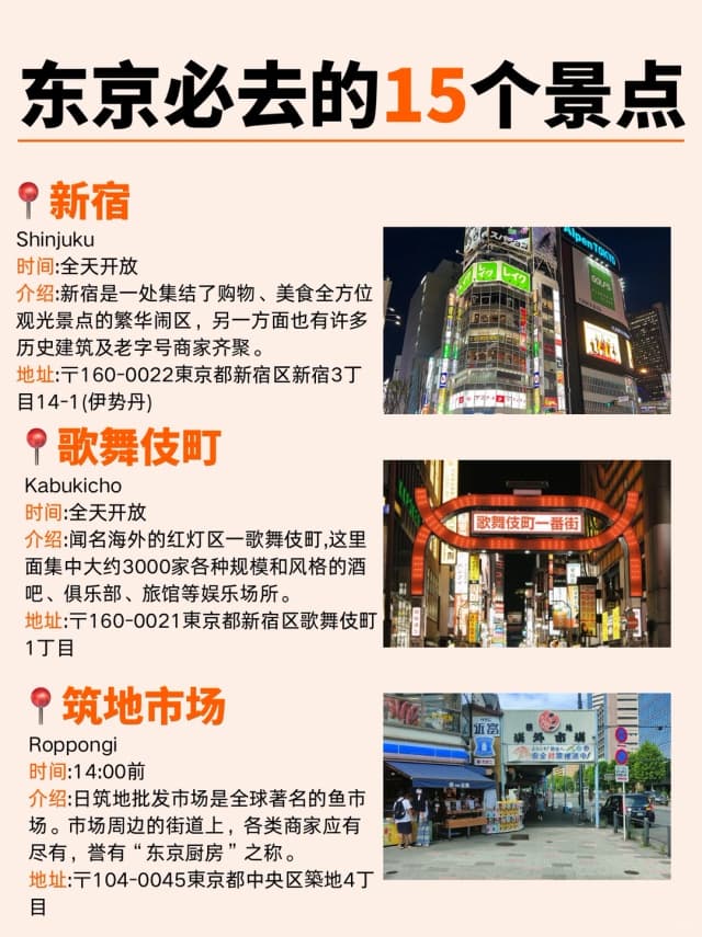 For the Tsukiji Market experience, you should go early—the ingredients will be fresher that way!