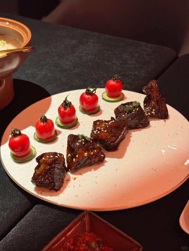 The Crispy Small Beef is perfection: a crunchy exterior with a tender, perfectly balanced meaty interior—the best dish of the entire meal.