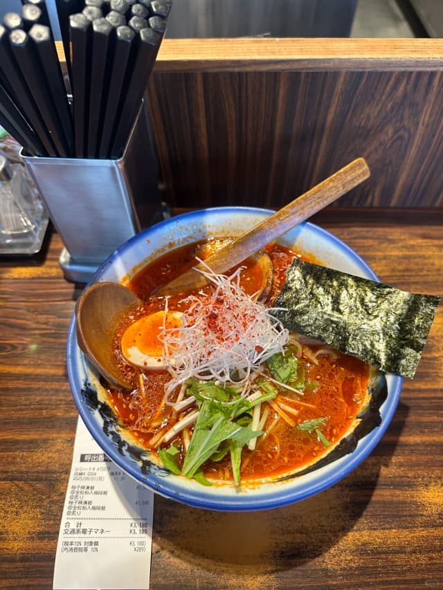 If you could only eat at one ramen shop in Japan, I would recommend this one; the yuzu ramen is so appetizing and refreshing, not overwhelmingly salty like traditional ramen.