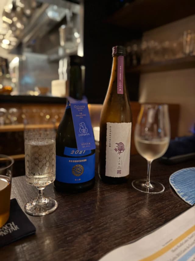 When you're tired from shopping, you can pop in here to quickly grab a cup or two of sake.