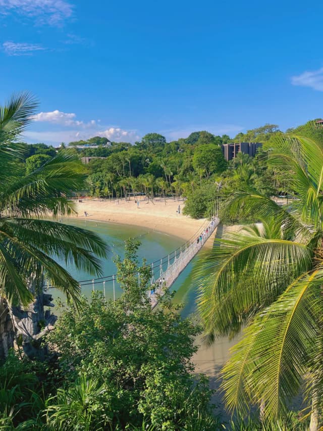 Pro tip for Sentosa: Don't buy a monorail ticket! Just search online for a 'Sentosa QR code,' save the latest one, and scan it to get in for free—it's a tried and tested hack.