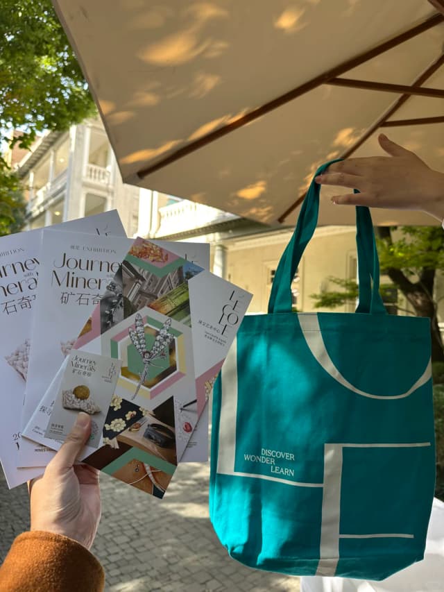 At the Aesop exhibition, you could trade in a book for a 'blind box' book and a custom metal bookmark.